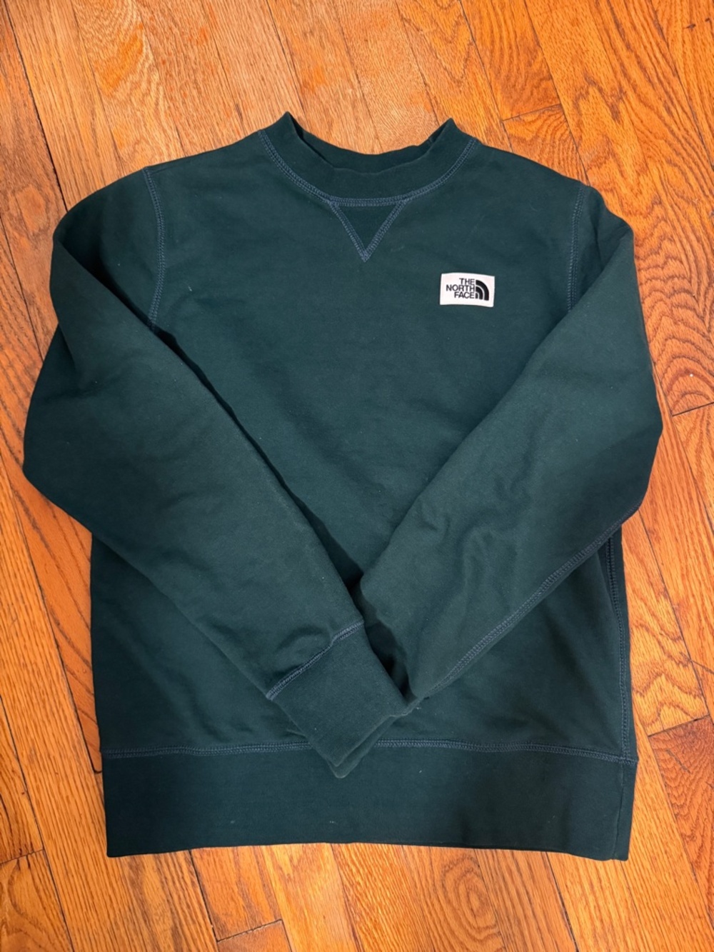 Dark Green The North Face Women's crewneck sweatshirt size S